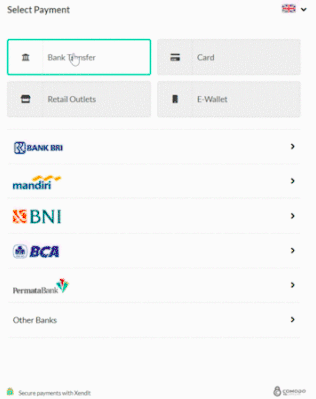 Payment Methods Xendit