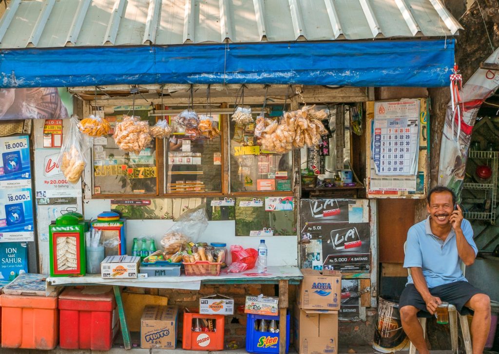 A typical Indonesian warung