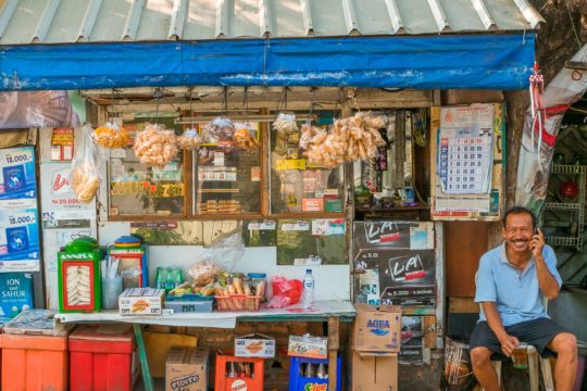 A typical Indonesian warung