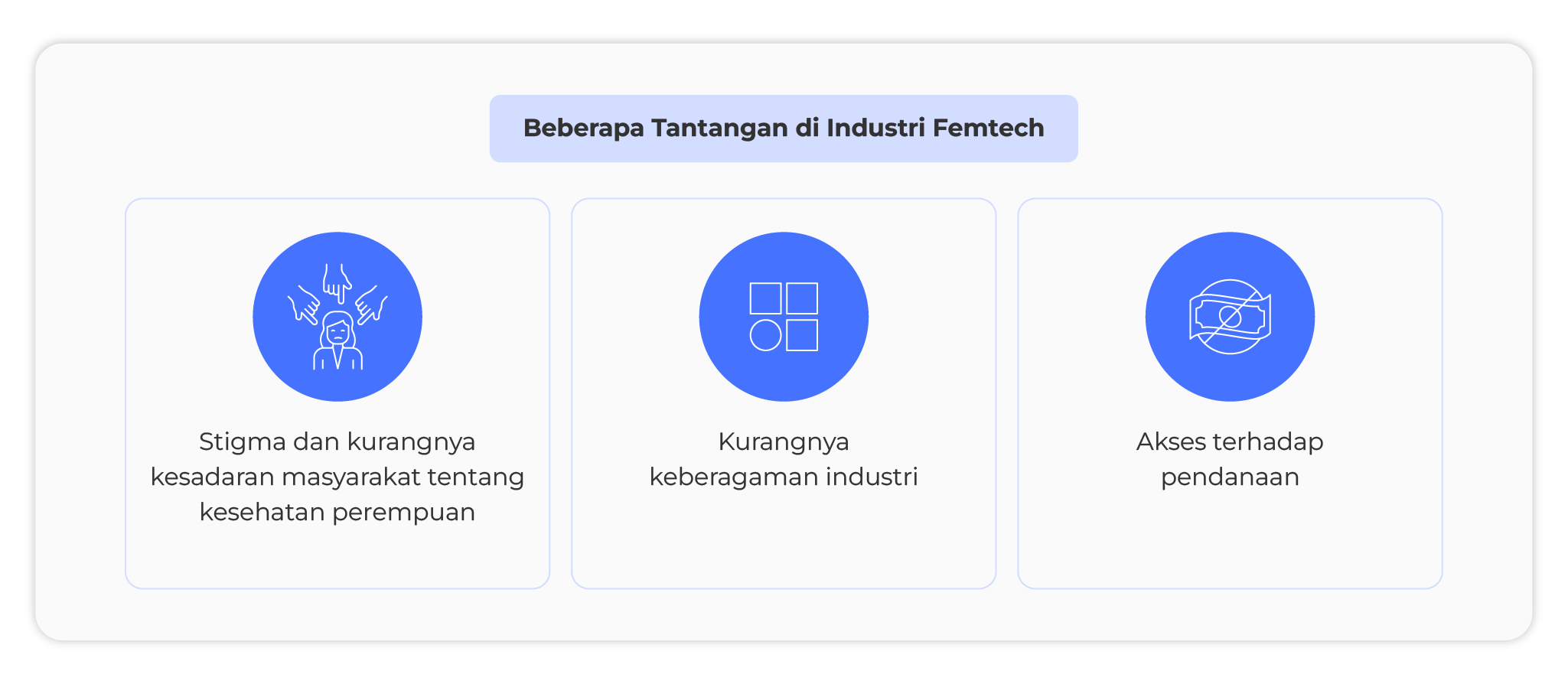 beberapa tantangan di industri femtech