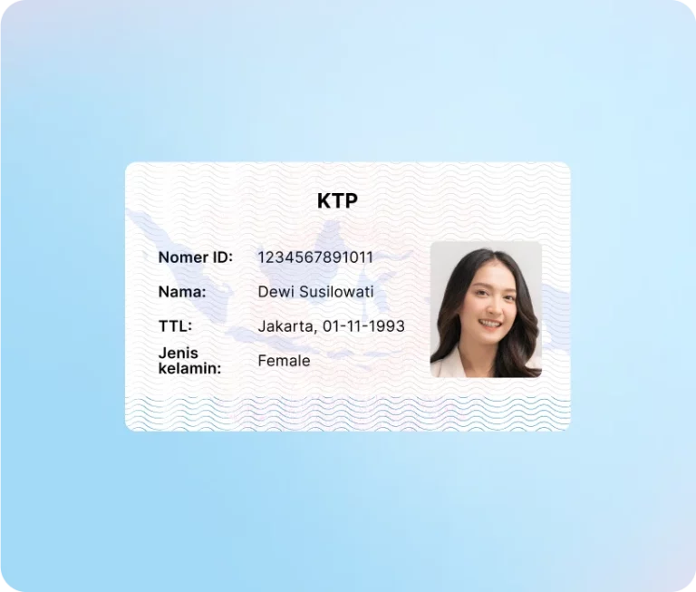 Verifikasi kartu identitas (KTP)  Otentikasi KTP pengguna Anda